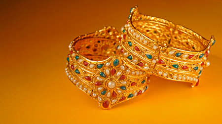 Indian Wedding gold bracelet,Indian Traditional jewelry