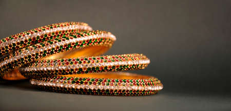 Indian Wedding  red and green gold bangles,Indian Traditional jewelry