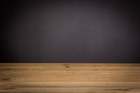 Empty wood tableの写真素材