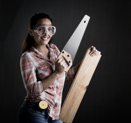 Worker Womanの写真素材