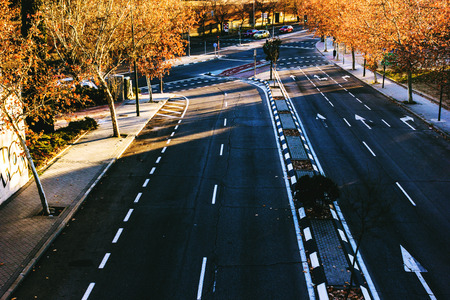 top view of the street, conceptual shoot.のeditorial素材