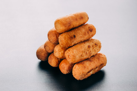 Appetizing and delicious tequeÃ±o typical snack of venezuelan food