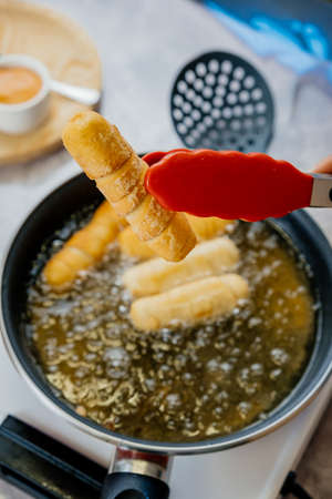 fried tequenosの写真素材