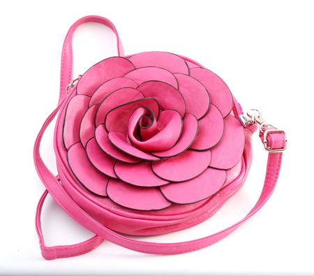 rose flower like woman bagの写真素材