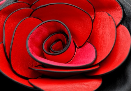leather roseの写真素材