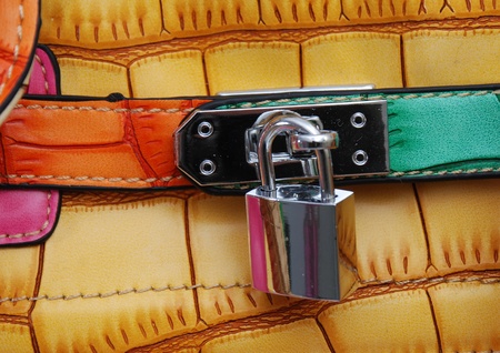 detail of woman bagの写真素材