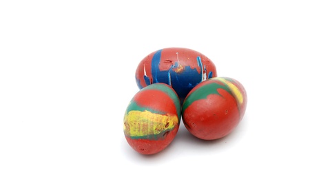 easter eggsの写真素材