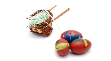 easter eggsの写真素材