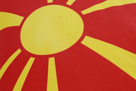 Macedonia Flag の写真素材