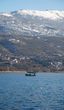 lake ohrid, macedoniaの写真素材