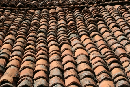 turkish  roof tilesの写真素材