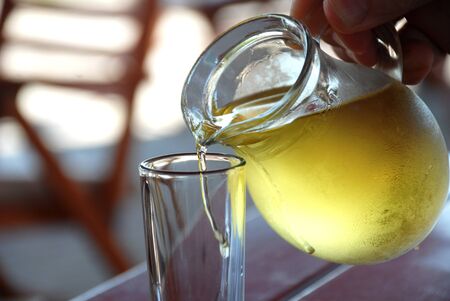 zolta , yellow rakia from macedoniaの写真素材
