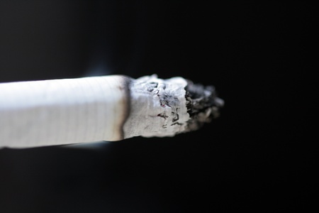 Smoking cigaretteの写真素材