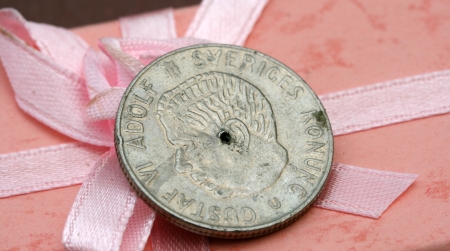 old sweden coinの写真素材