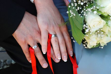 wedding ringsの写真素材