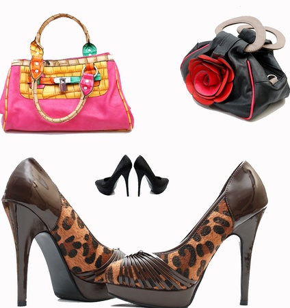 Fashionable female shoesの写真素材