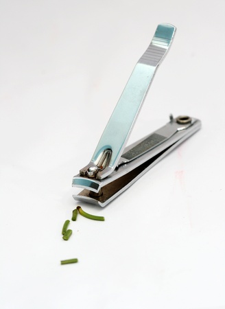 stainless steel nail clipperの写真素材