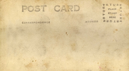 old photo paper,postcard backの写真素材