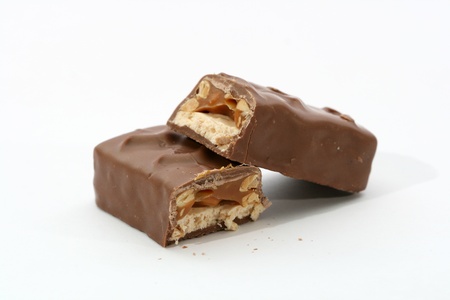 pieces of chocolateの写真素材