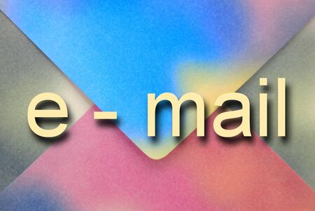 e mail iconの写真素材