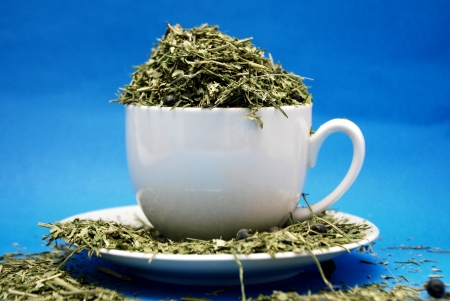 Herbal tea cupの写真素材