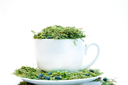 Herbal tea cupの写真素材