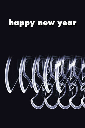 Happy New Year an Christmas greeting cardの写真素材