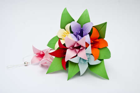 Flower origamiの写真素材