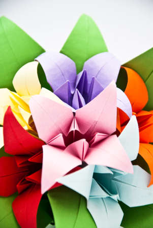 Flower origamiの写真素材