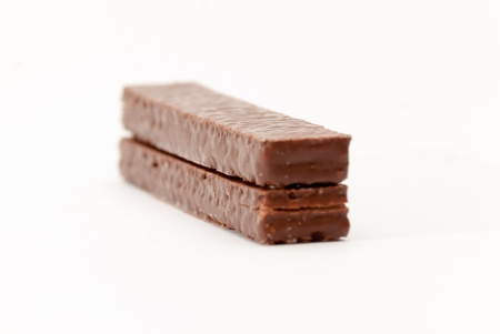 Dark brown Chocolate  sticksの写真素材