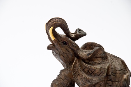 Statuette of elephantの写真素材