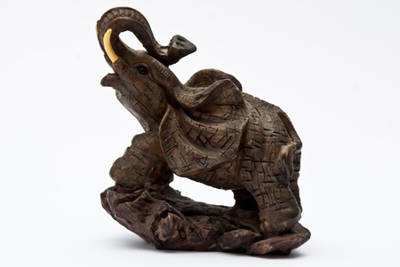 Statuette of elephantの写真素材
