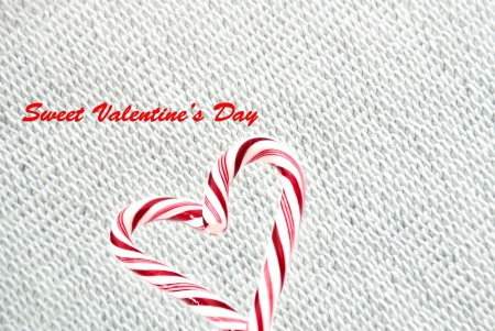 heart from lollipop canes,sweet valentine dayの写真素材