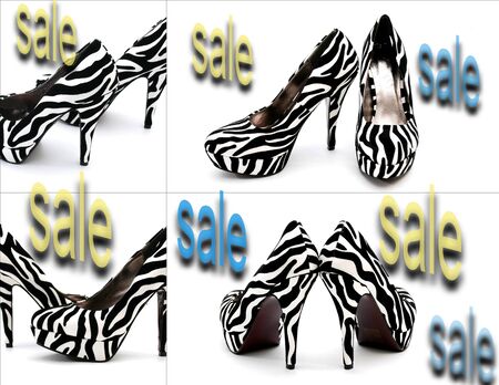 sale , discount rates for shoesの写真素材