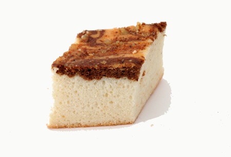 cake on white backの写真素材