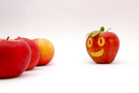  happy appleの写真素材