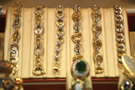 Shiny jewelleryの写真素材