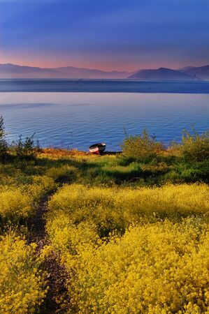 Lake prespa in macedonia 