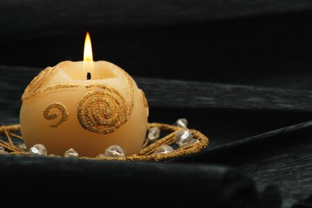 ball candleの写真素材