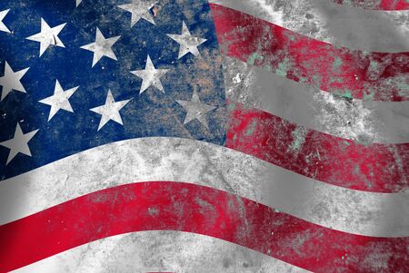USA flagの写真素材