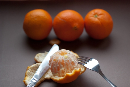 fresh tangerine fruits の写真素材