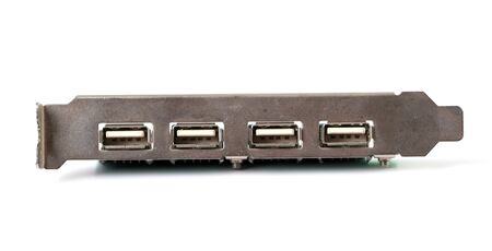 usb connectors on usb pc card