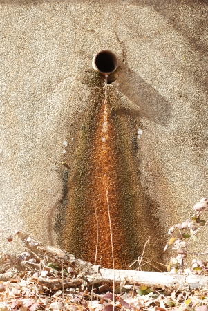 sewage pipeの写真素材