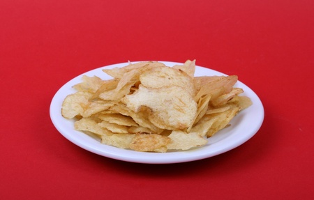 Potato chips, の写真素材