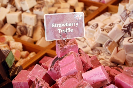 strawberry truffle の写真素材