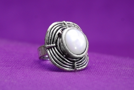 Jewellery on deep purpleの写真素材