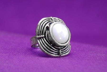 Jewellery on deep purpleの写真素材