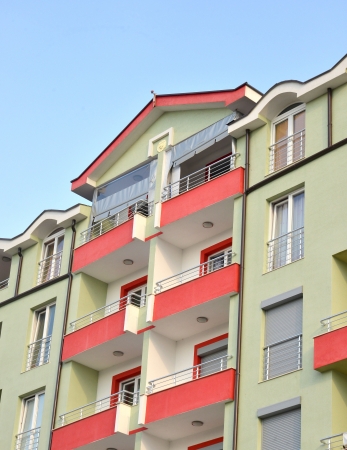 red balconiesの写真素材