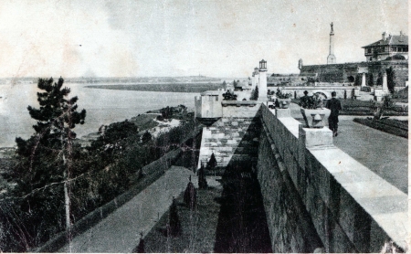 Postcard of Zemun, belgrade, Serbiaの写真素材