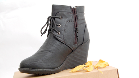 Winter shoes,female bootsの写真素材